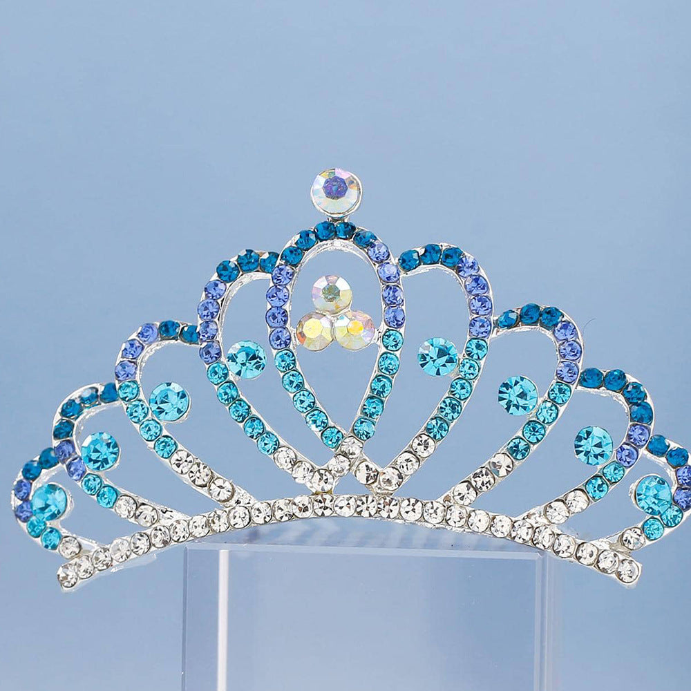Wholesale Children's Princess Rhinestone Crown Hair Comb